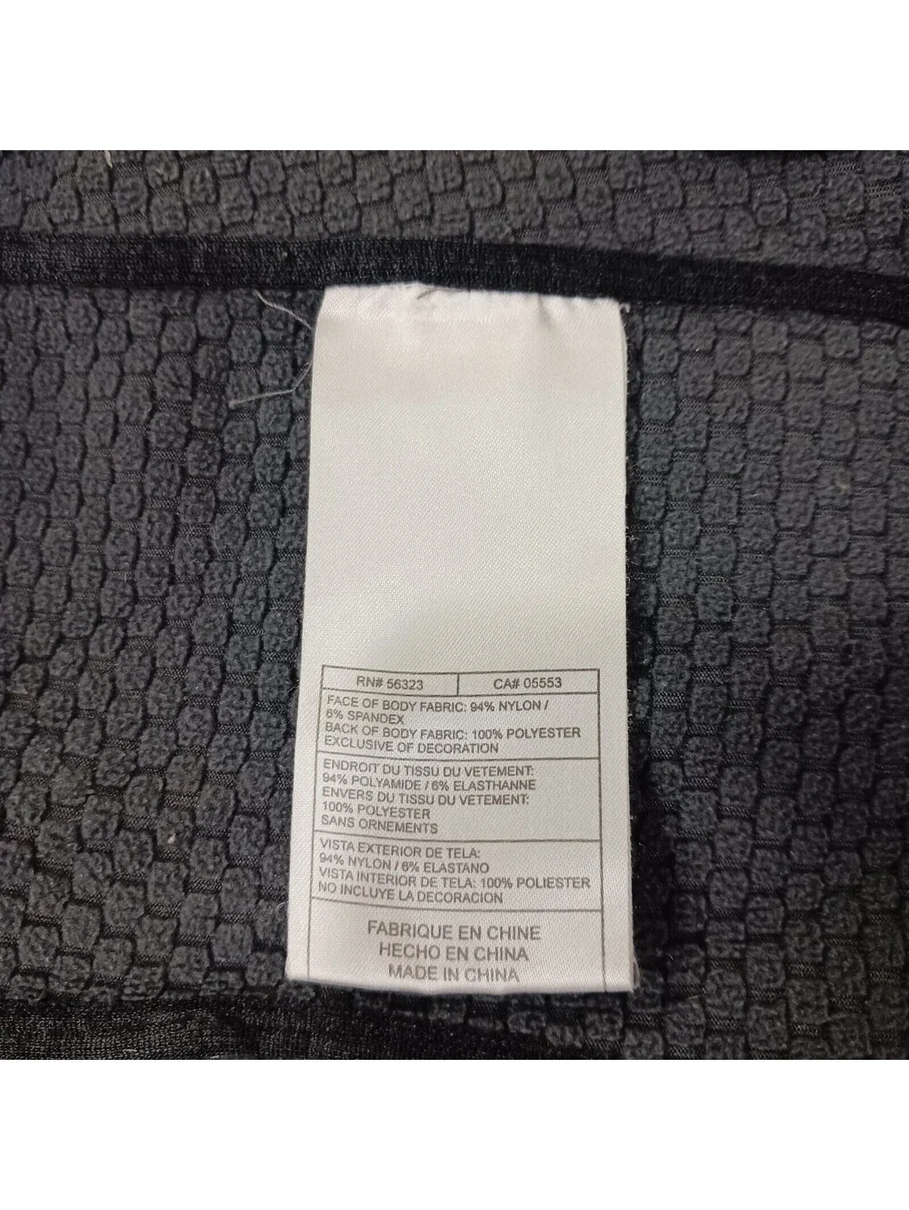 NIKE Fit Therma Softshell Full Zip Jacket Pockets Men's Black Size M (8-10)
